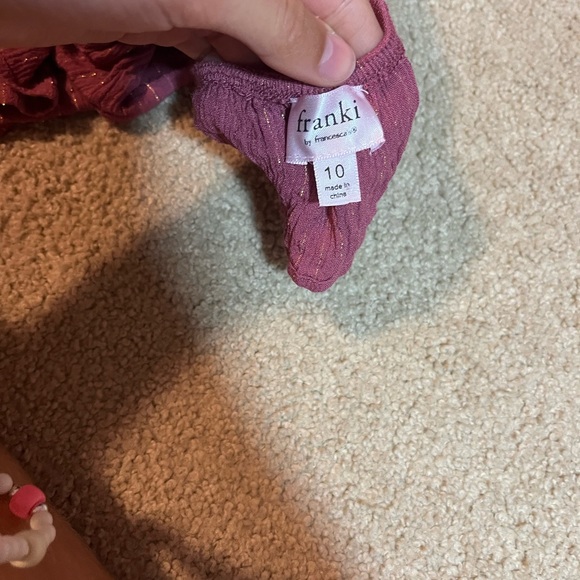 GIRLS TIED IN BLACK POOFY SLEEVED BLOUSE - Picture 5 of 5